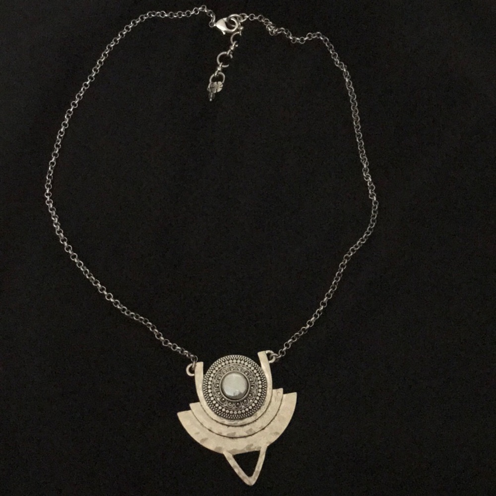 Lucky Brand MetallicSilverTone Freshwater Necklace